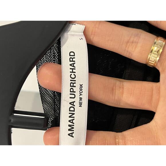 Amanda Uprichard Evianna Dress in Black - Picture 6 of 7